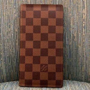 LOUIS VUITTON 'PORTE-VALEURS' DAMIER EBENE WALLET